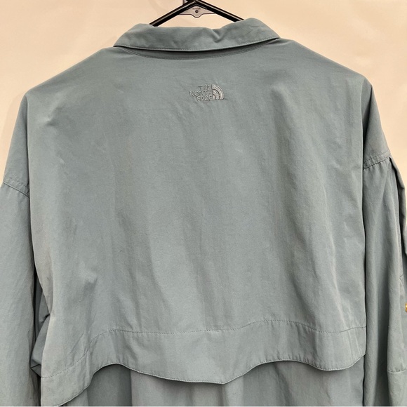 North Face hiking shirt - button down XL breathable slate blue vented techwear - Picture 4 of 11